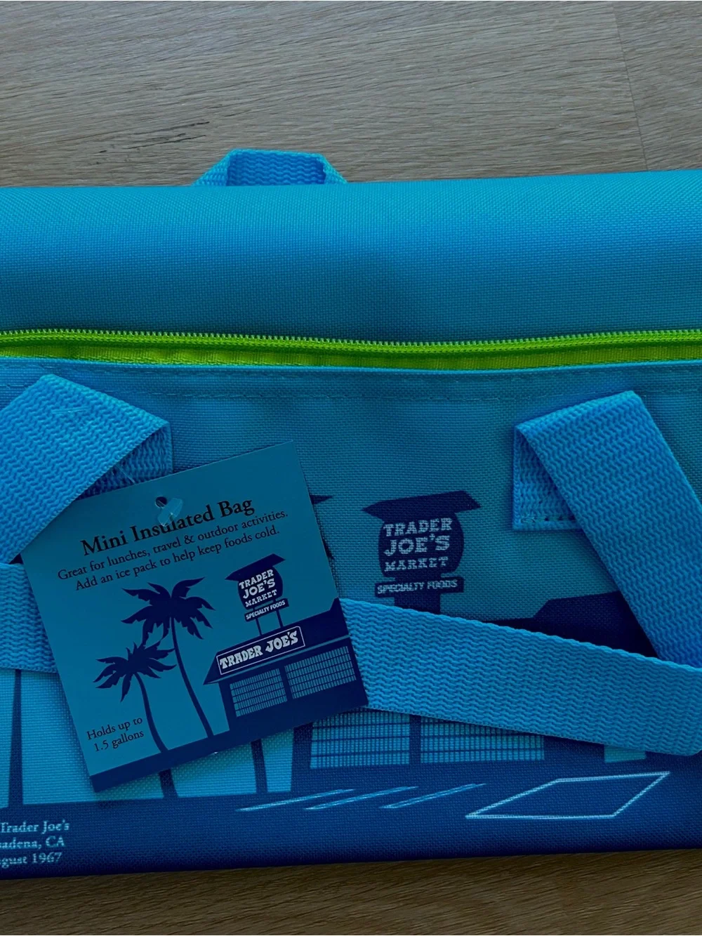 Trader Joe’s Mini Insulated lunch Bag Duo Set – Blue & Pink